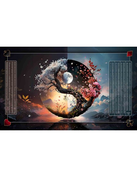 Tapis de Belote Rectangle - 100x60cm - MonTapisDeJeux