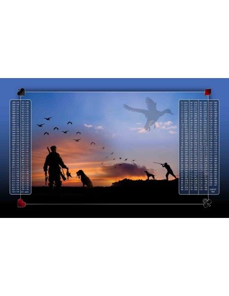 Tapis de Belote Rectangle - 100x60cm - MonTapisDeJeux