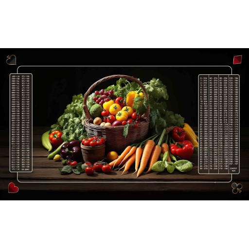 Tapis de Belote Rectangle - 100x60cm - MonTapisDeJeux