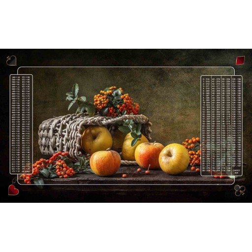 Tapis de Belote Rectangle - 100x60cm - MonTapisDeJeux