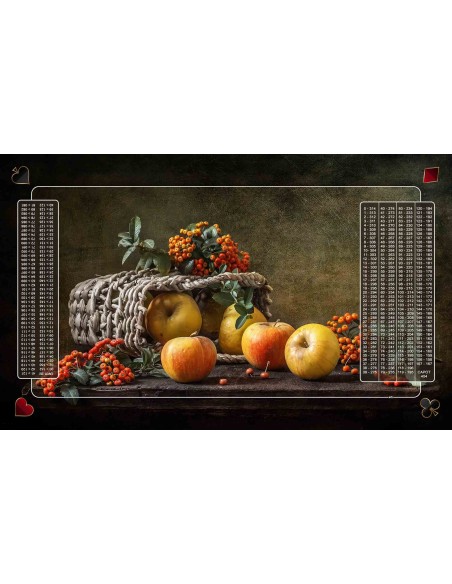 Tapis de Belote Rectangle - 100x60cm - MonTapisDeJeux