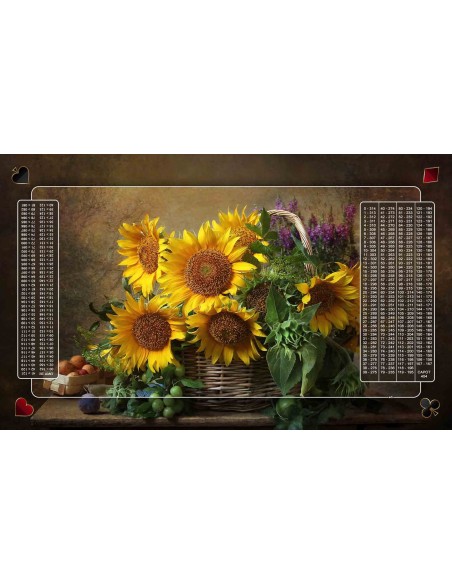 Tapis de Belote Rectangle - 100x60cm - MonTapisDeJeux