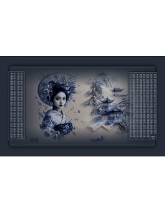 Tapis de Belote Rectangle - 100x60cm - MonTapisDeJeux