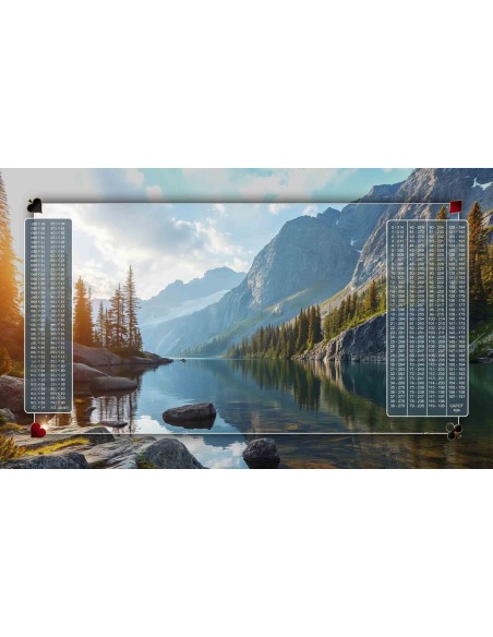 Tapis de Belote Rectangle - 100x60cm - MonTapisDeJeux
