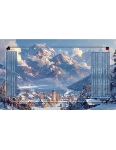 Tapis de Belote Rectangle - 100x60cm - MonTapisDeJeux