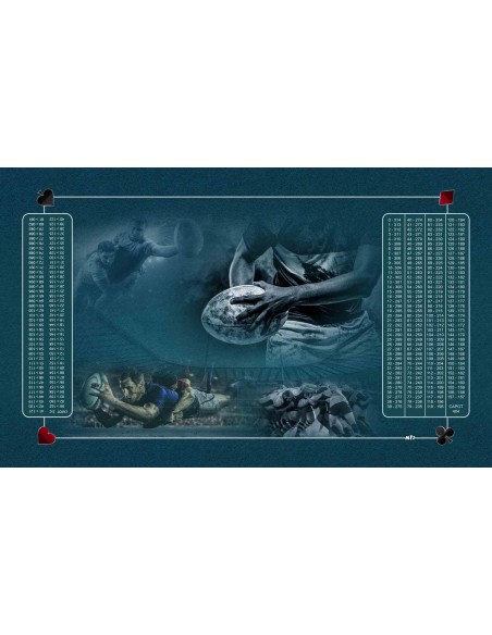 Tapis de Belote Rectangle - 100x60cm - MonTapisDeJeux