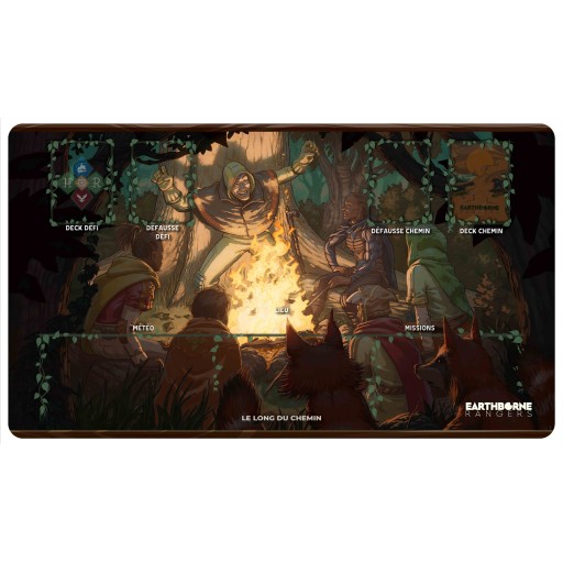 3 tapis personnalisé 61x35cm 2mm d'épaisseur Coins arrondis