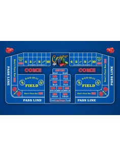 Tapis de casino craps coloris noir 2