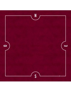 Tapis de Bridge Carré - 78x78cm - MonTapisDeJeux