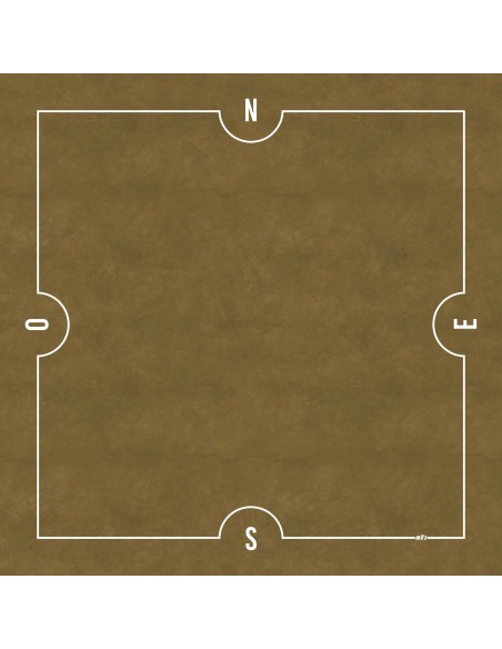 Tapis de Bridge Carré - 78x78cm - MonTapisDeJeux