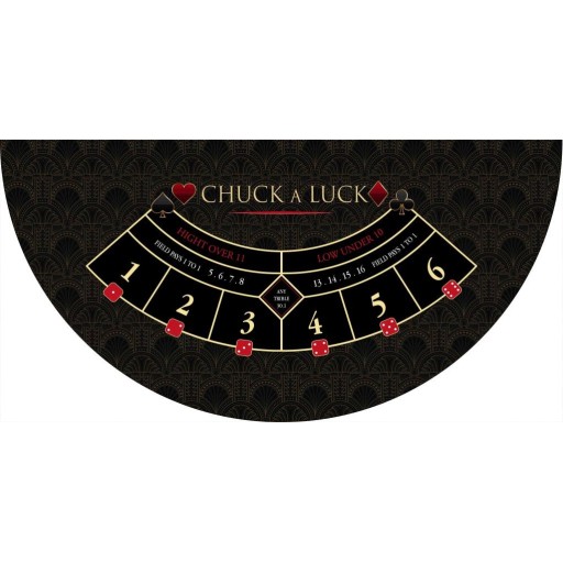 Tapis de casino chuck a luck