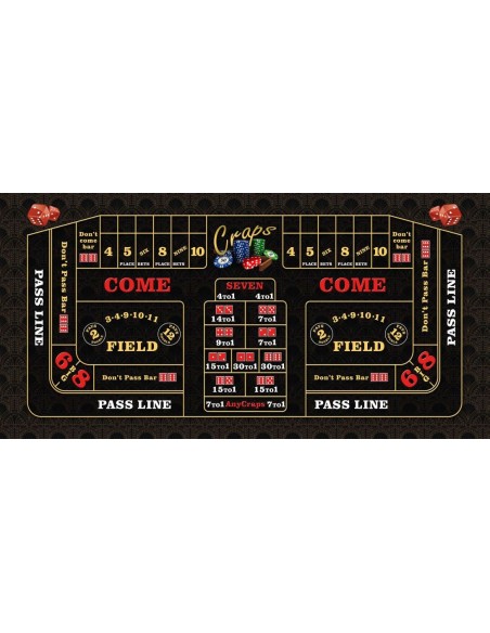 Tapis de Casino - Craps - 180x90cm