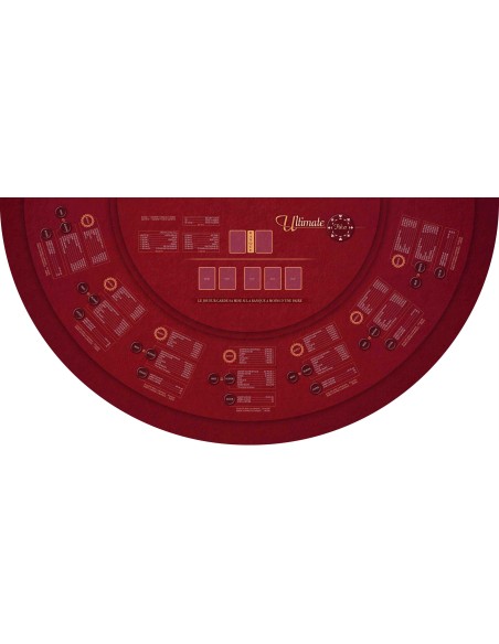 Tapis de casino Ultimate Poker bordeaux