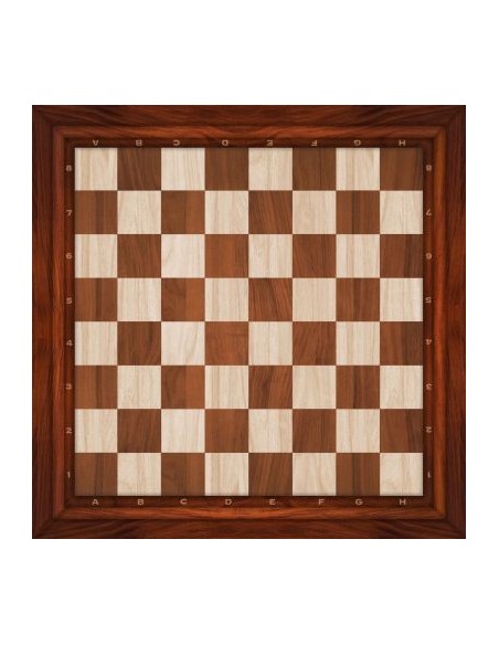 Plateau de jeux d'échecs effet bois