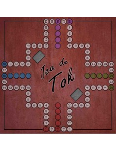 Plateau de jeux du Tock rouge