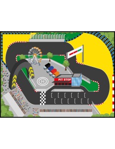 Tapis de jeux enfants, circuit passerelle